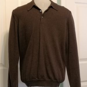 346 Brooks Brothers Men's Large Brown Pullover